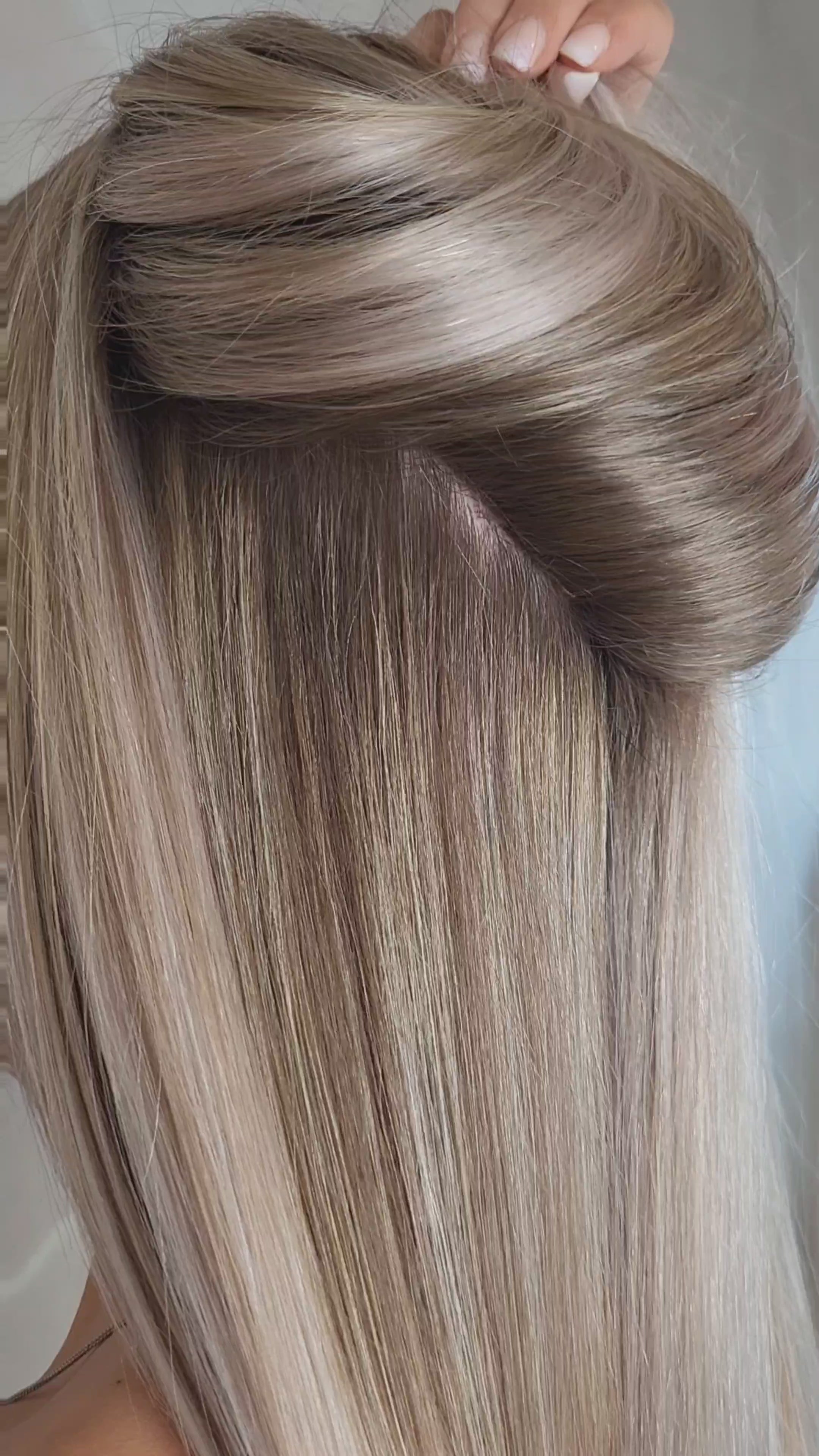 Simplie Extensions Ergebnis lange Haare Salon Hairstelle